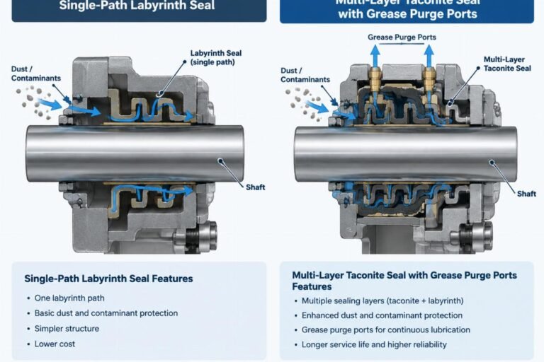 Labyrinth vs Taconite Bearing Seals for Wet Environments Wholesale Supplier